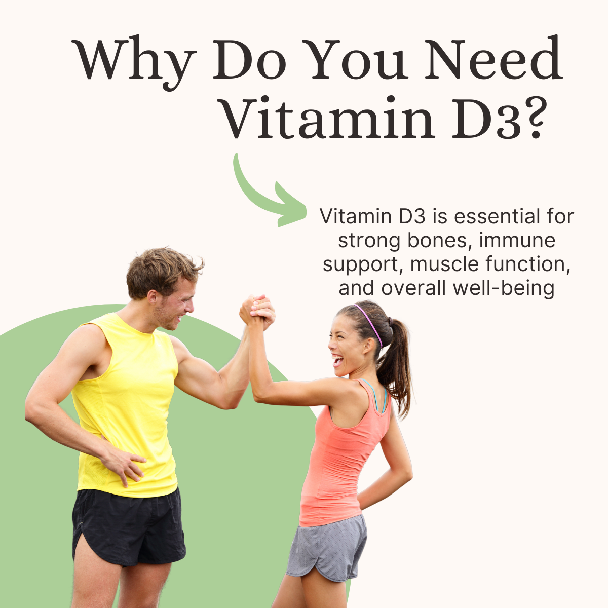 Vitamin D3 + K2 from Lichen - 60 Tablets