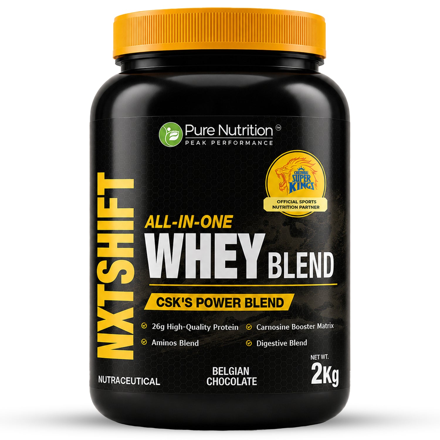 NXTShift All-in-One Whey Protein Blend – 26g Protein | 2kg Pack