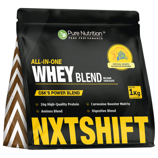 NXTShift All-in-One Whey Protein Blend  26g Protein | 1kg | Complete Formula