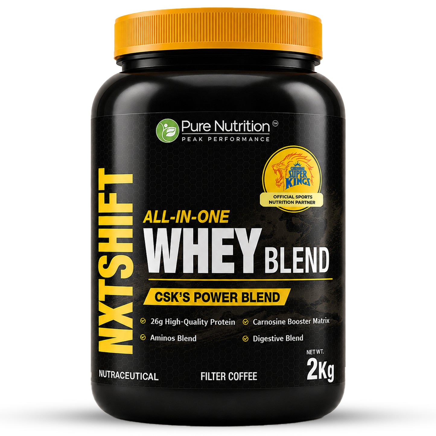NXTShift All-in-One Whey Protein Blend – 26g Protein | 2kg Pack