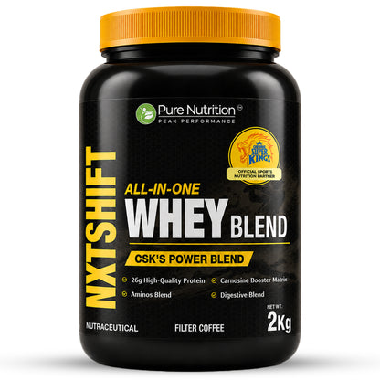 NXTShift All-in-One Whey Protein Blend – 26g Protein | 2kg Pack