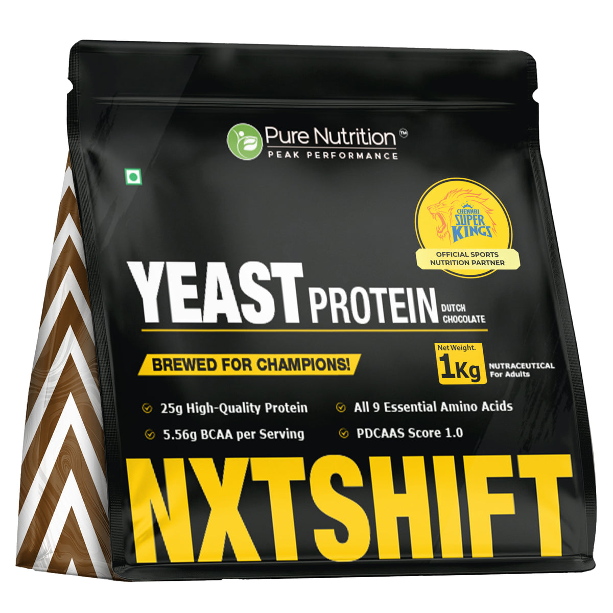 NXTShift Yeast Protein Powder 1kg Complete Plant-Based Amino Acids