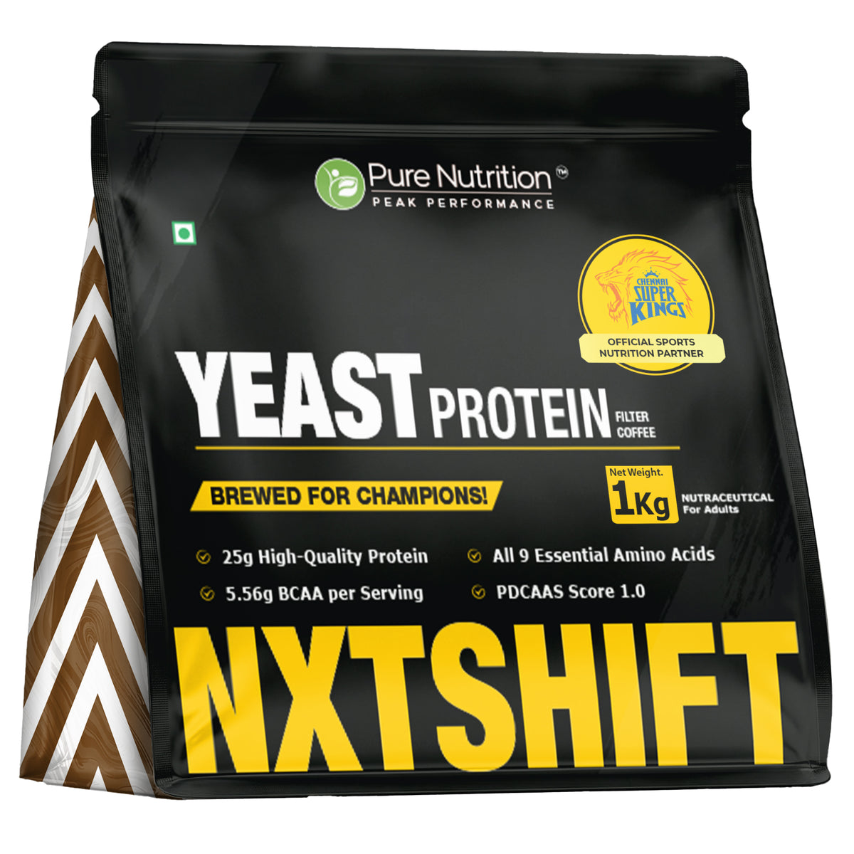 NXTShift Yeast Protein Powder 1kg Complete Plant-Based Amino Acids