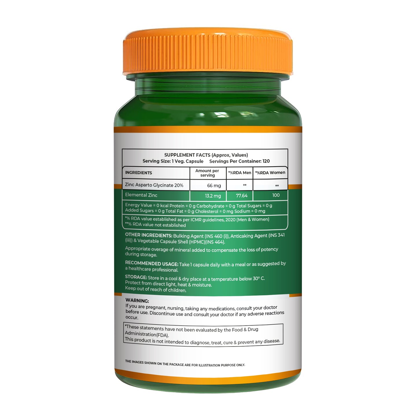Pure Nutrition Zinc Glycinate 