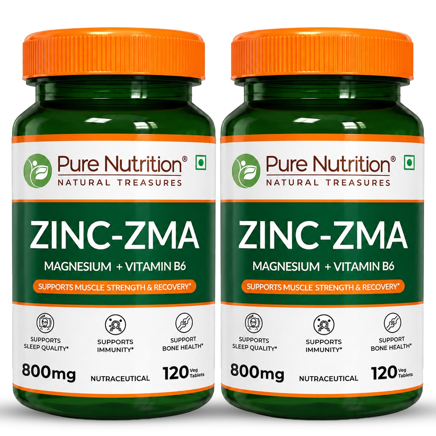 ZMA 120 Veg Tablets | Zinc, Magnesium Aspartate & Vitamin B6 | Muscle & Sleep