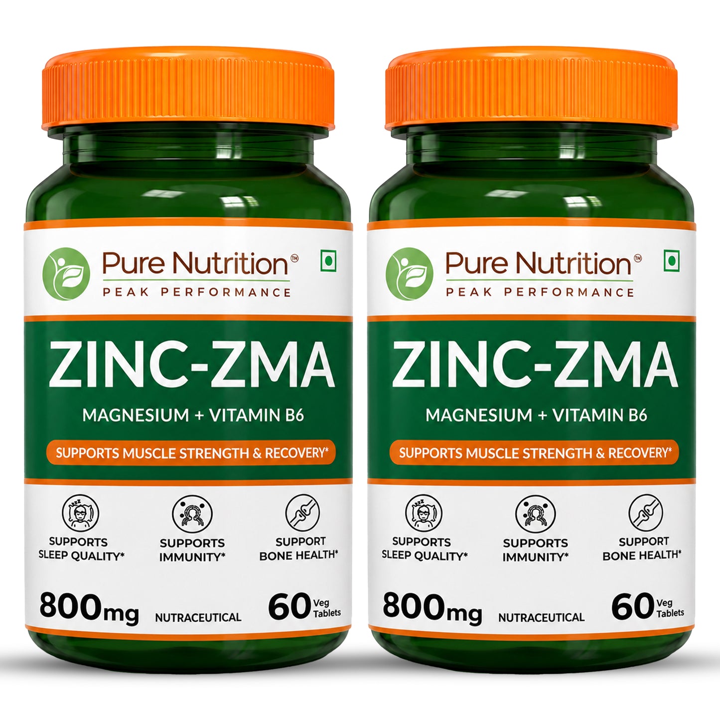 Pure Nutrition ZMA  Zinc, Magnesium & Vitamin B6 Tablets