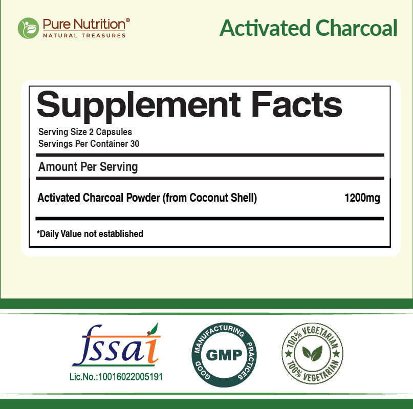 Pure Nutrition Activated Charcoal 