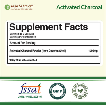 Pure Nutrition Activated Charcoal 