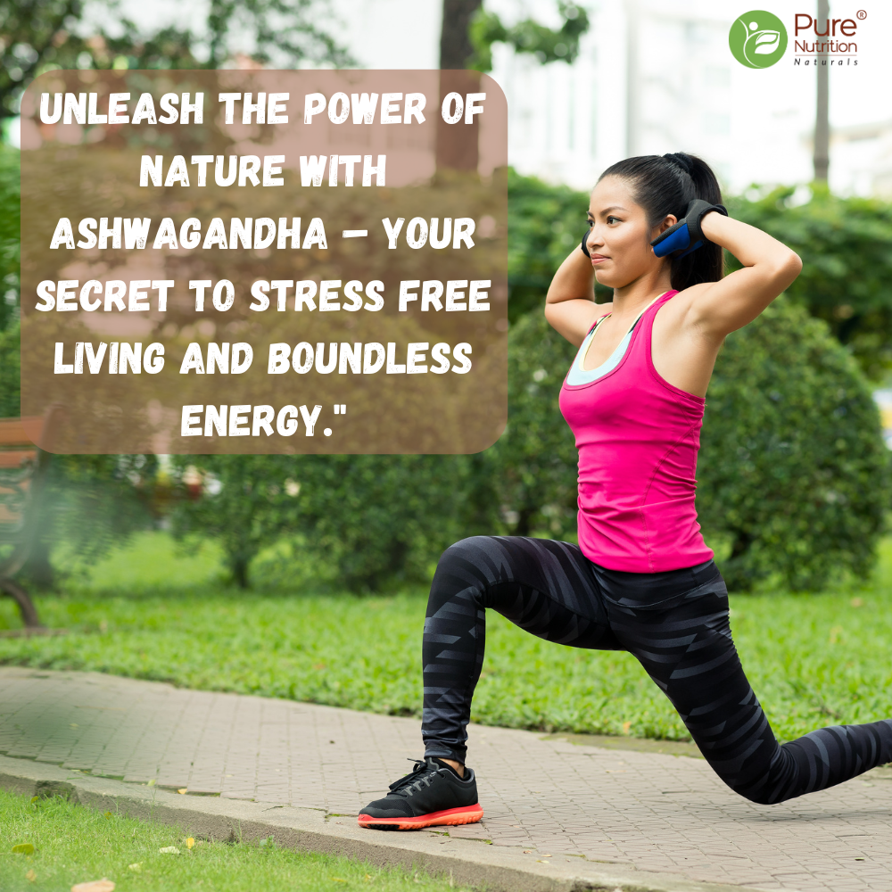 Pure Nutrition Organic Ashwagandha - 180 Tablets