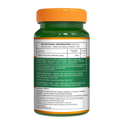 Pure Nutrition 100% Pure Caffeine – 200mg