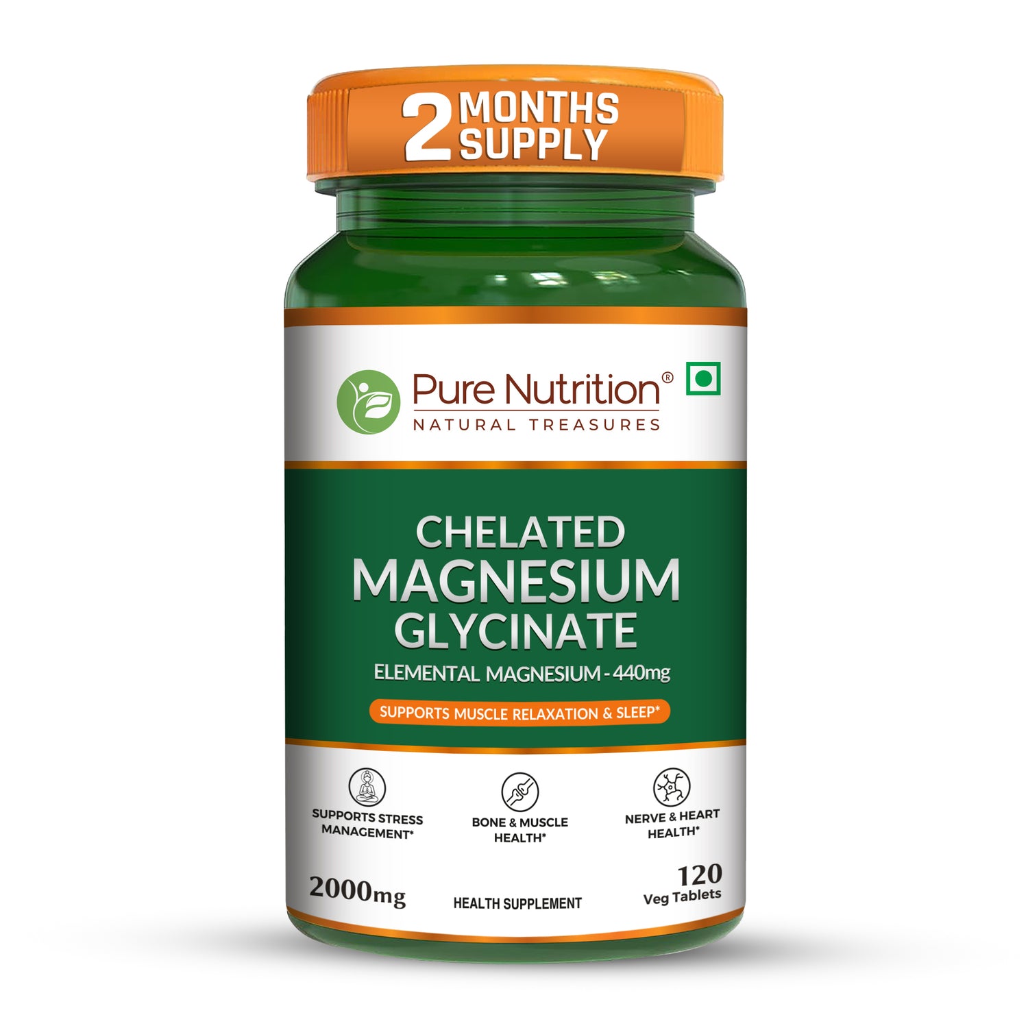 Chelated Magnesium Glycinate | Supports Relaxation, Muscle & Nerve Health