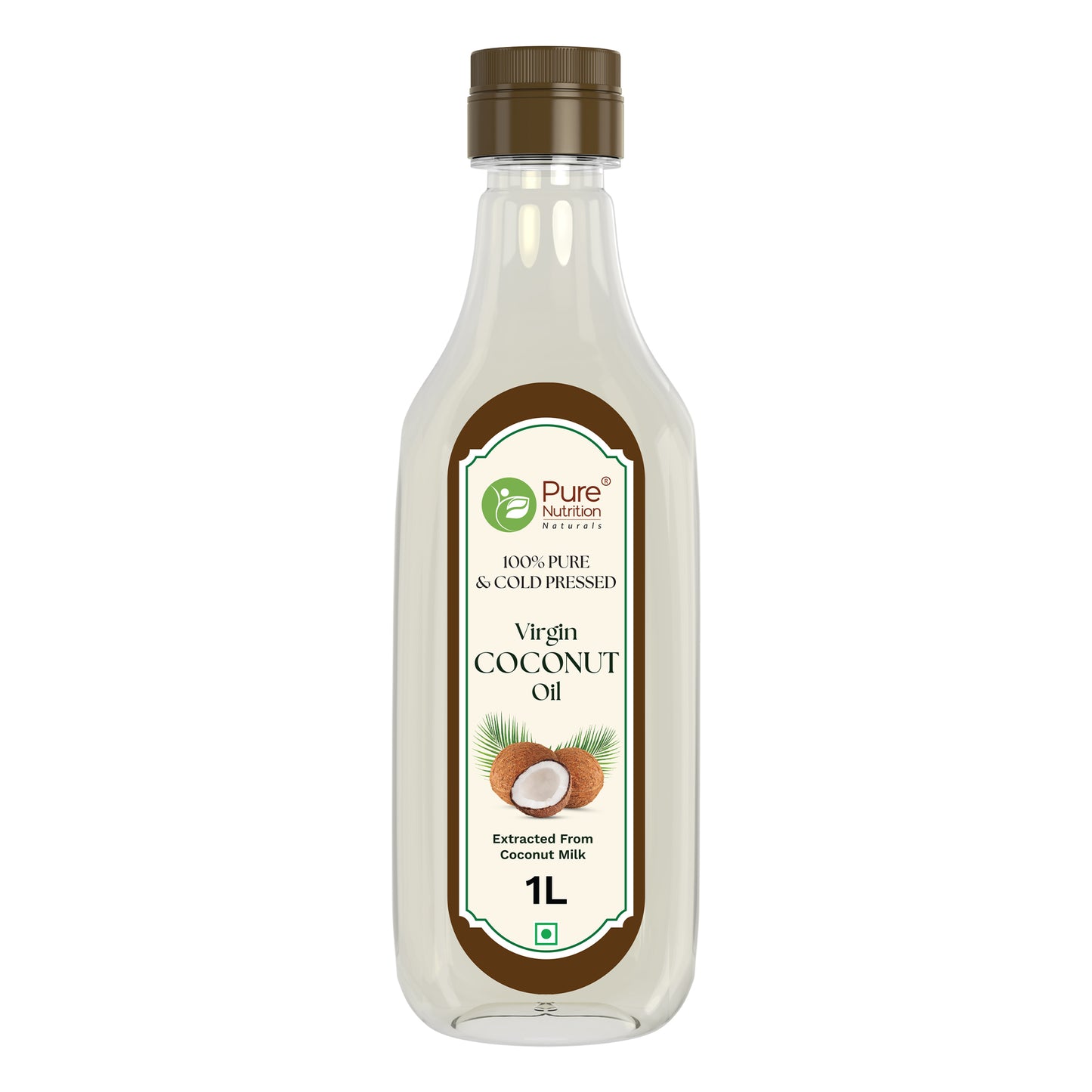 Virgin Coconut Oil 1000ml | Cold Pressed, 100% Pure & Unrefined | Good for Hair, Skin & Cooking