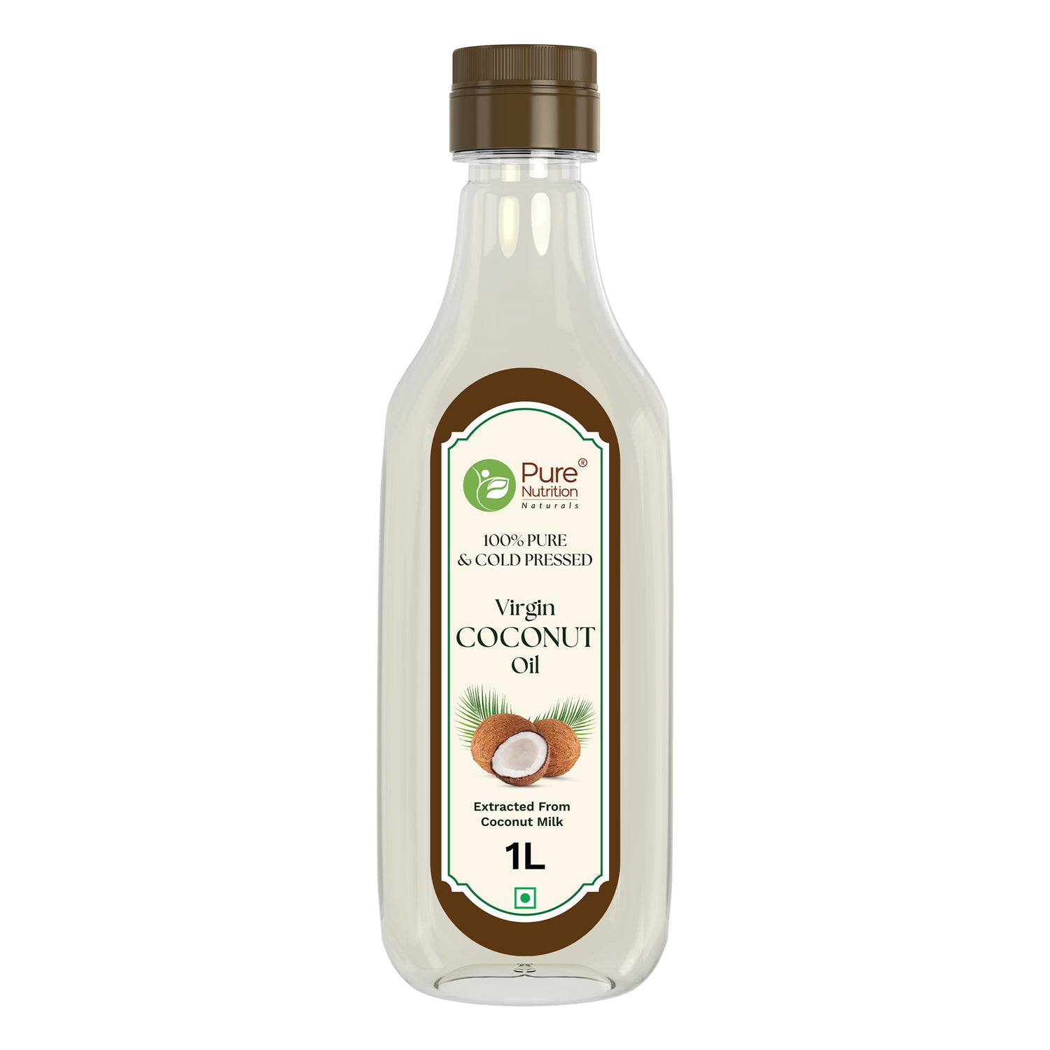 Virgin Coconut Oil 1000ml | Cold Pressed, 100% Pure & Unrefined | Good for Hair, Skin & Cooking