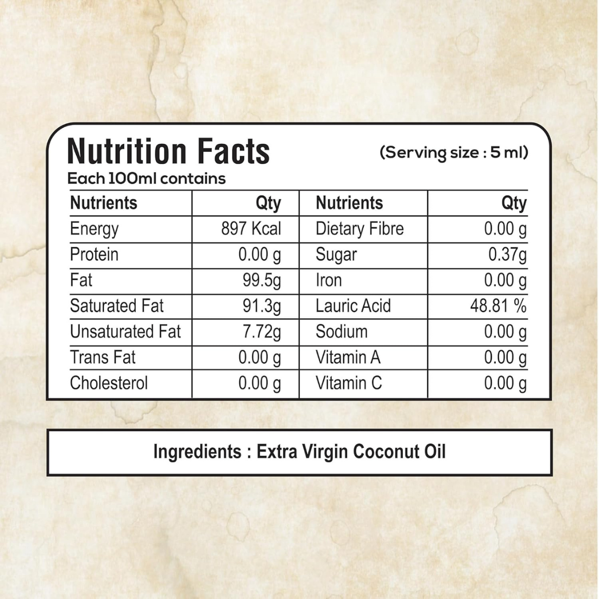 Organic Virgin Coconut Oil – Cold-Pressed, Pure & Unrefined, Nutrient-Rich 750ml