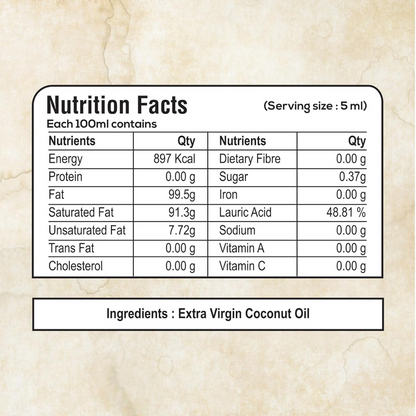 Organic Virgin Coconut Oil – Cold-Pressed, Pure & Unrefined, Nutrient-Rich 750ml