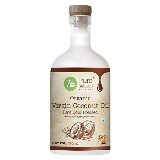 Organic Virgin Coconut Oil – Cold-Pressed, Pure & Unrefined, Nutrient-Rich 750ml
