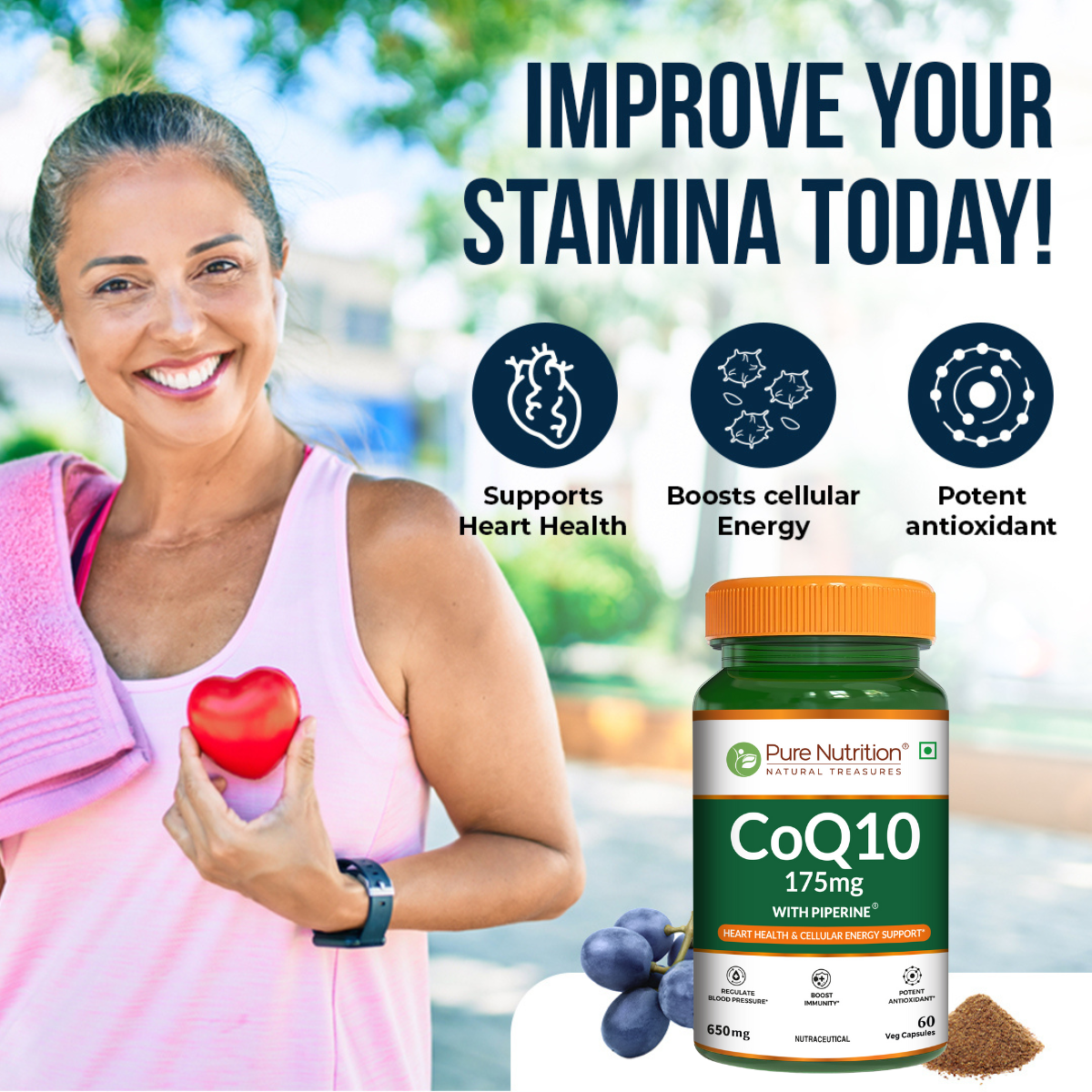 Pure Nutrition CoQ10 