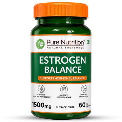 Estrogen Balance 1500mg | DIM, Calcium D-Glucarate & Chasteberry | 60 Veg Capsules
