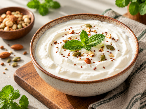 Greek yogurt or curd