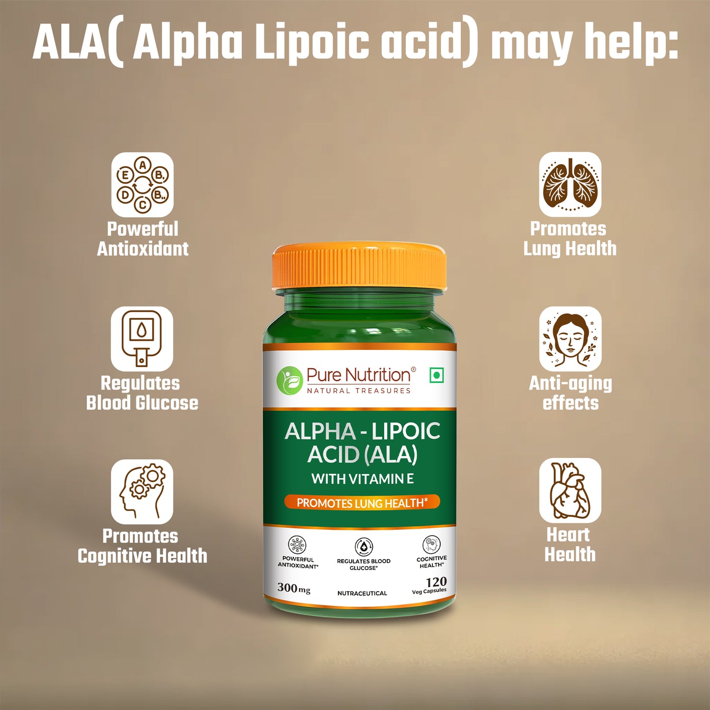 ALA Supplement – 120 Capsules