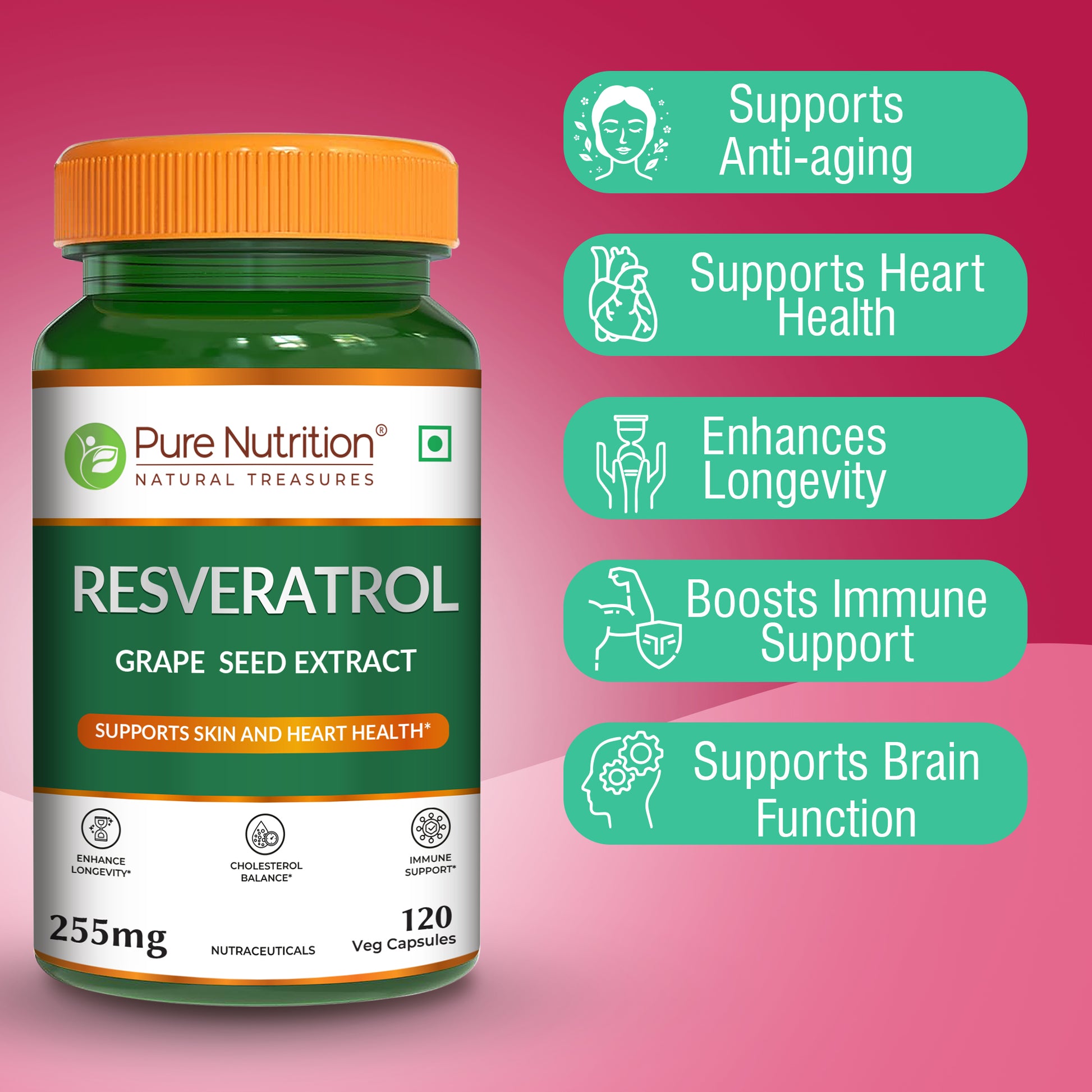 Resveratrol with Grape Seed Extract
