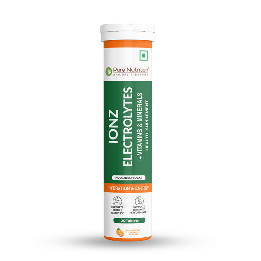 Pure Nutrition IONZ Electrolytes + Vitamins & Minerals – Moroccan Orange Flavour