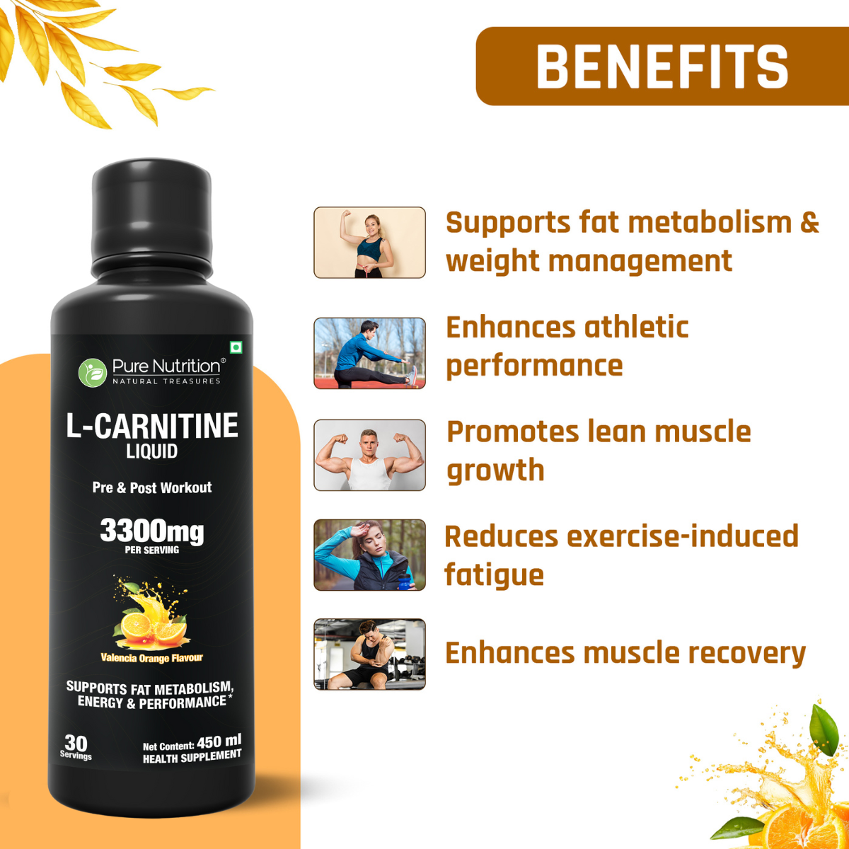 L-Carnitine for Pre & Post Workout – Pure Nutrition