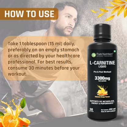 L-Carnitine for Pre & Post Workout