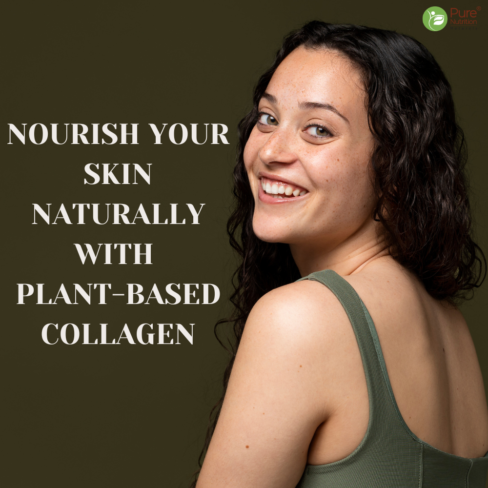 Plant-Based Collagen Builder - Enhance Skin, Hair & Nail Health-60 Tab