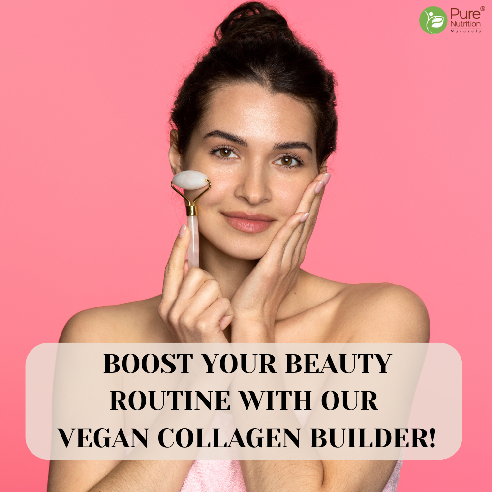 Plant-Based Collagen Builder - Enhance Skin, Hair & Nail Health-60 Tab