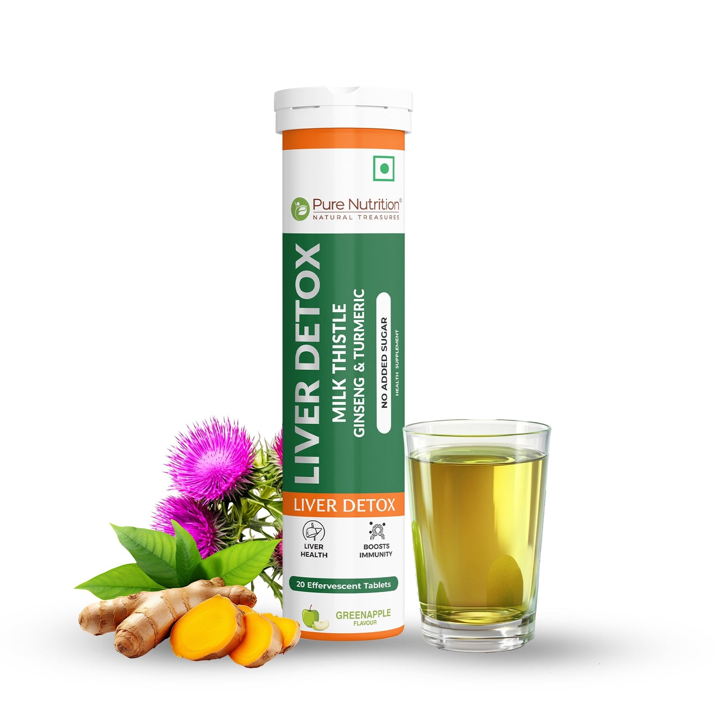 Liver Detox Effervescent Tablets | Supports Liver Health, Detoxification, and Overall Wellness