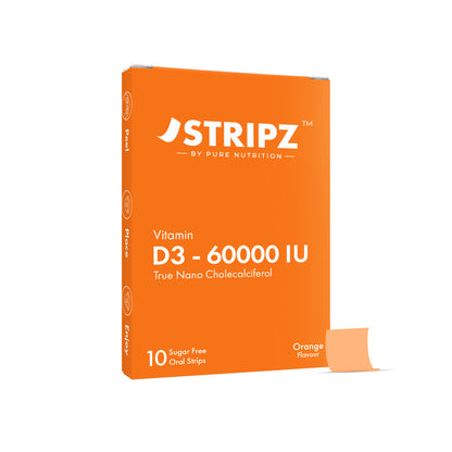 Stripz by Pure Nutrition Vitamin D3 60000 IU 