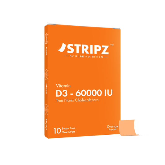 Vitamin D3 60000 IU Oral Strips – 10 Sugar-Free Strips