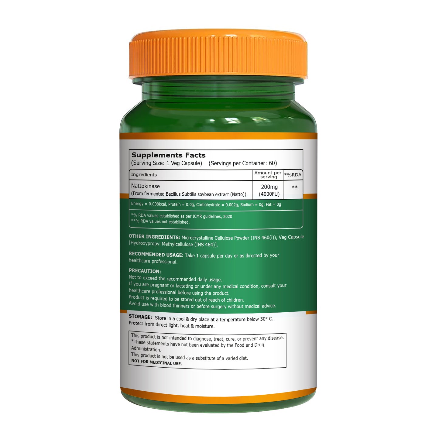 Pure Nutrition Nattokinase 4000FU 