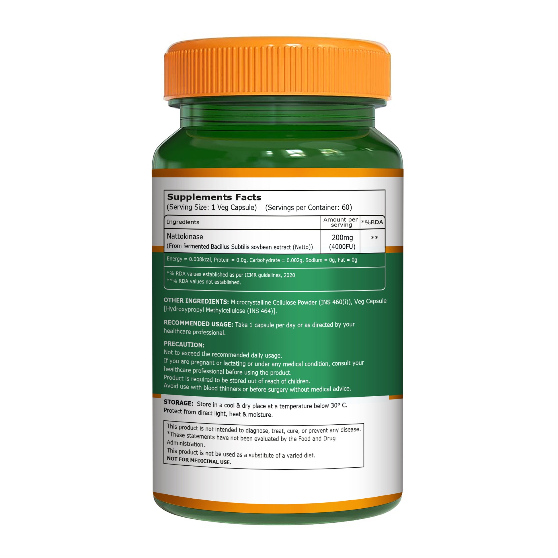 Pure Nutrition Nattokinase 4000FU 