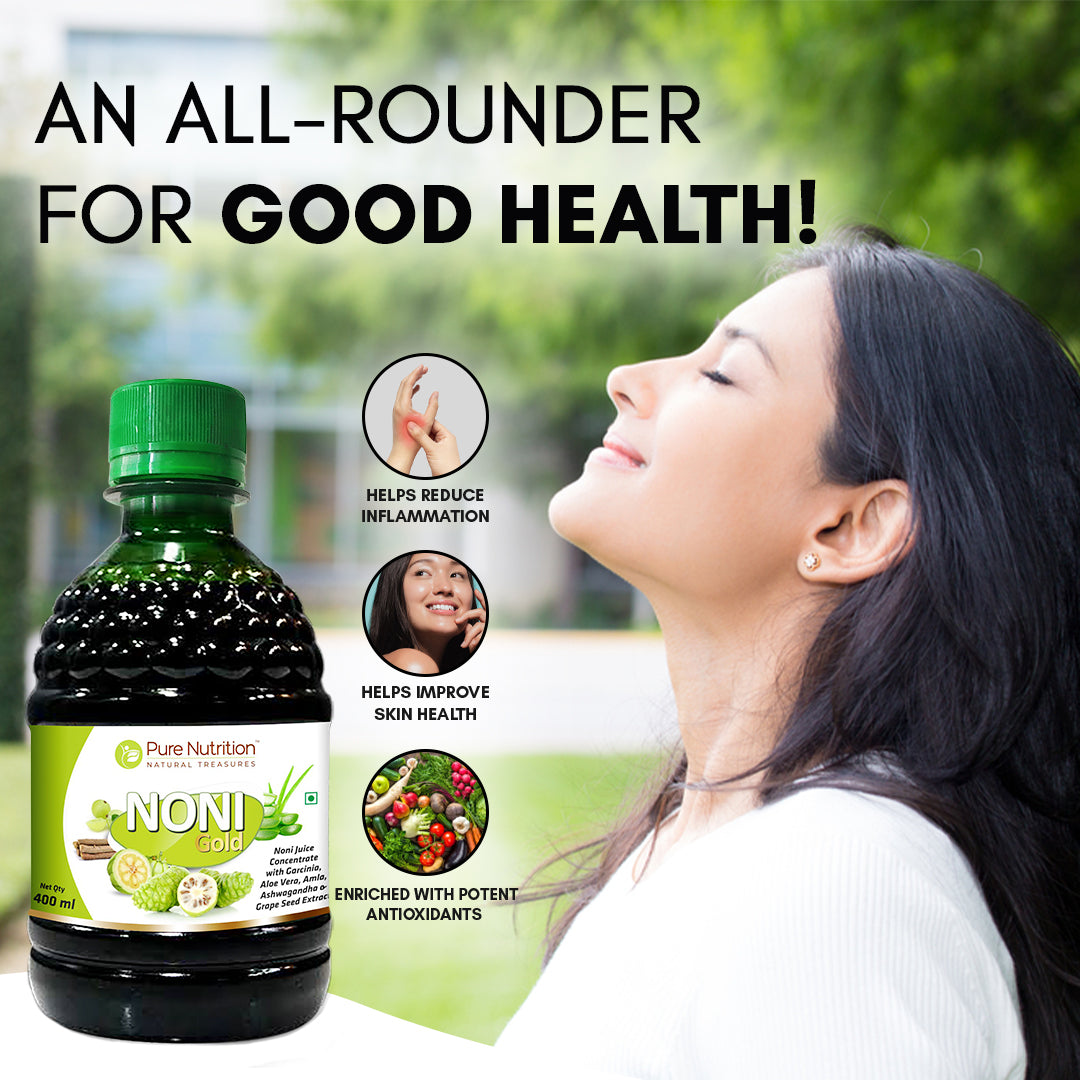 Noni Gold Juice – Herbal Blend with Garcinia & Aloe Vera