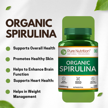 Spirulina Vegetarian Tablets – 180 Tablets