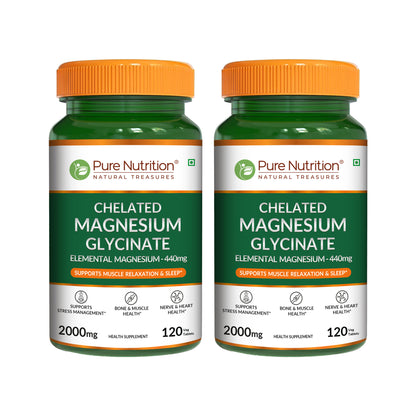 Chelated Magnesium Glycinate | Supports Relaxation, Muscle & Nerve Health