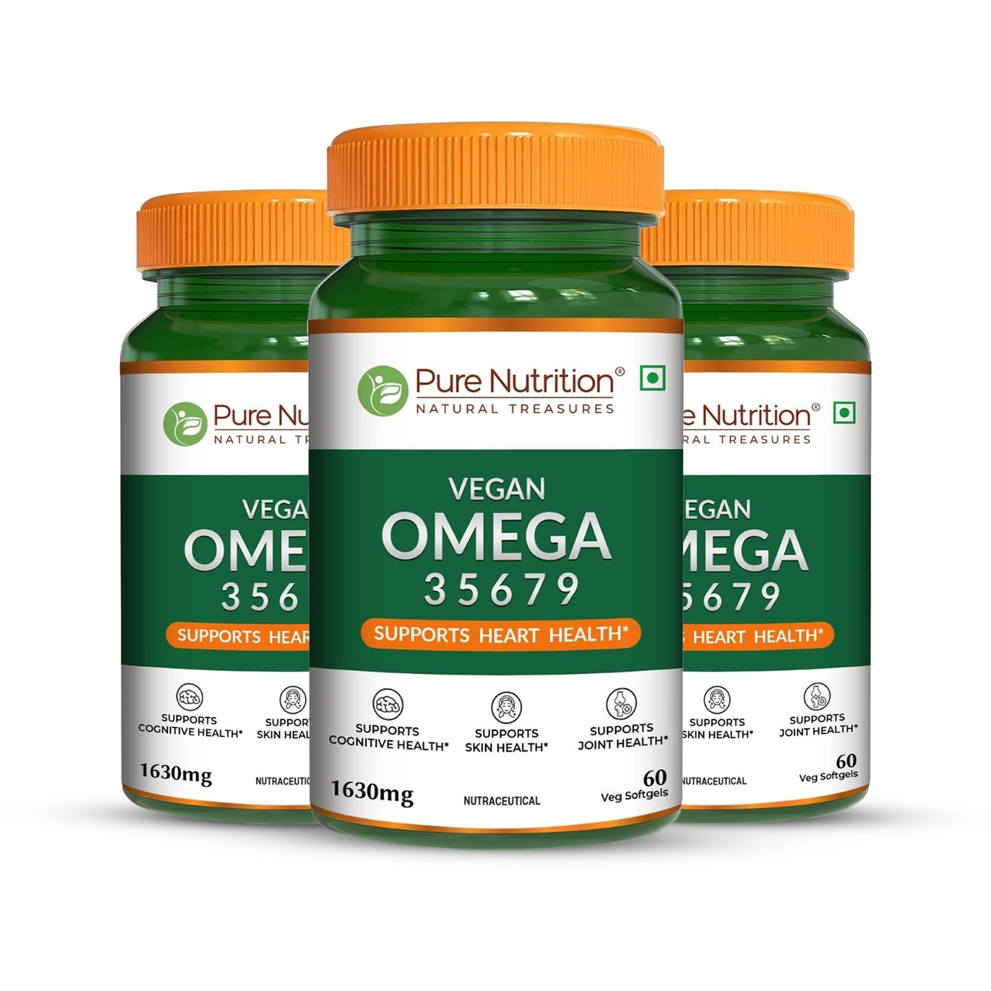 Vegan Omega Softgels – Essential 3-5-6-7-9 Fatty Acids