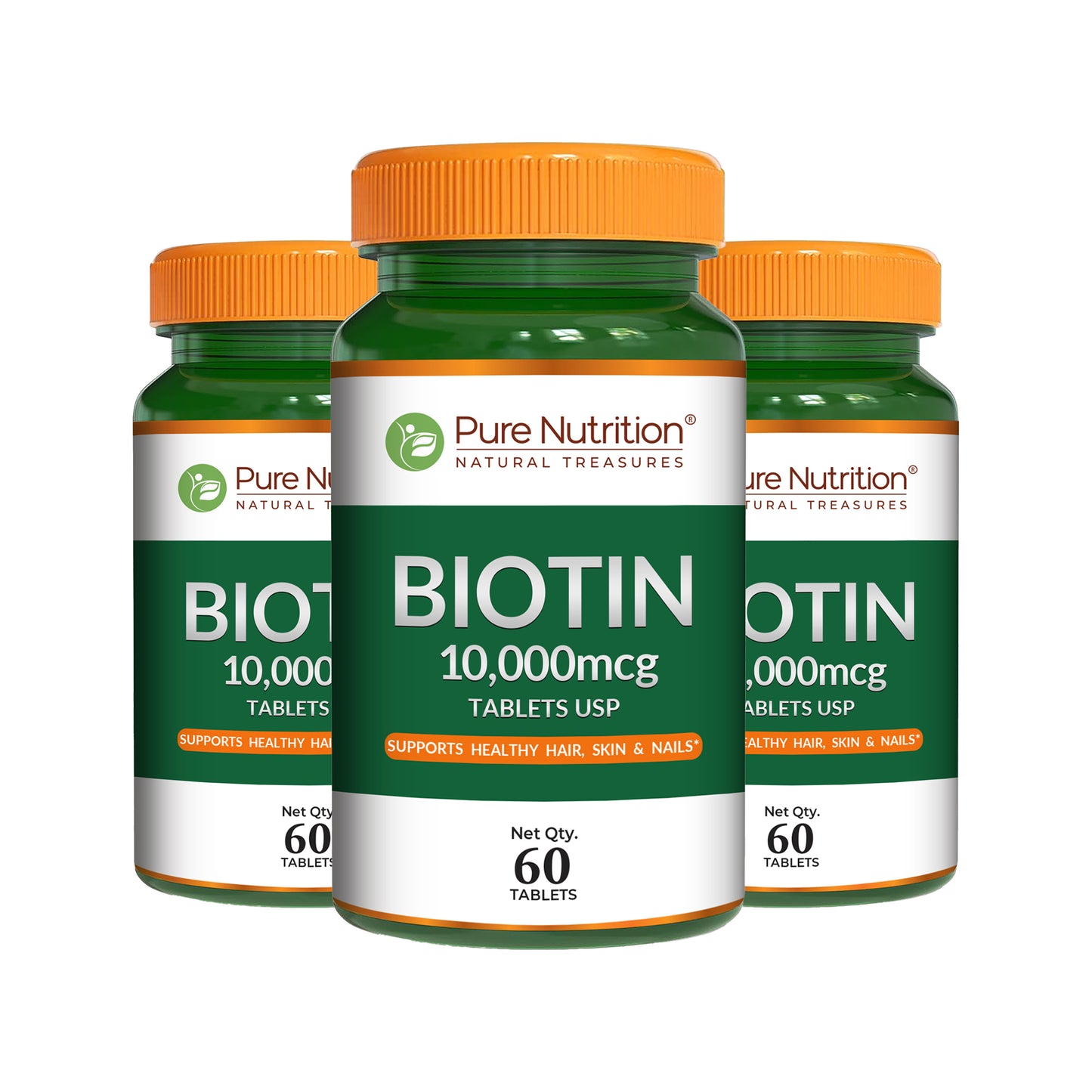 Pure Nutrition Biotin 10,000 mcg | Pharma Grade