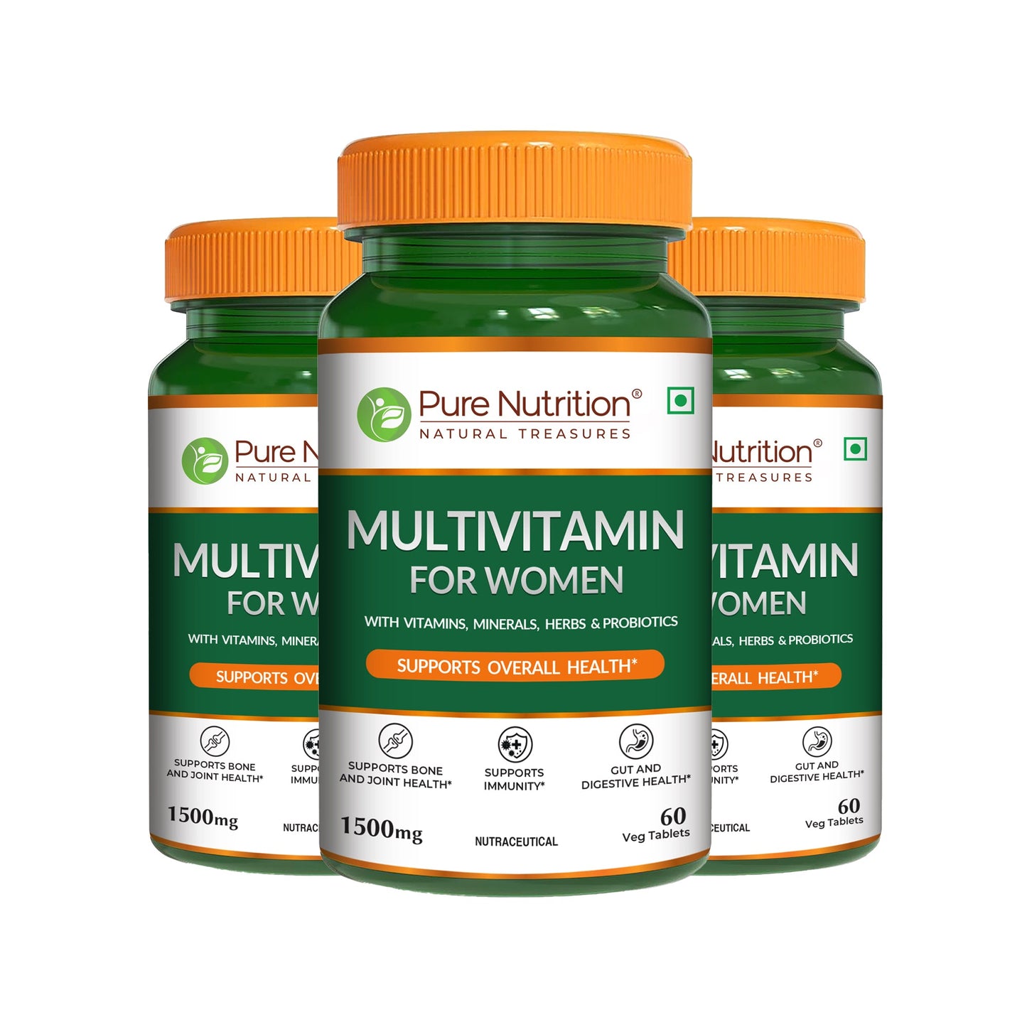 Multivitamin Tablets for Women | 37+ Nutrients for Overall Health | 60 veg Tablets