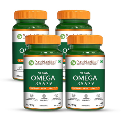 Vegan Omega Softgels – Essential 3-5-6-7-9 Fatty Acids
