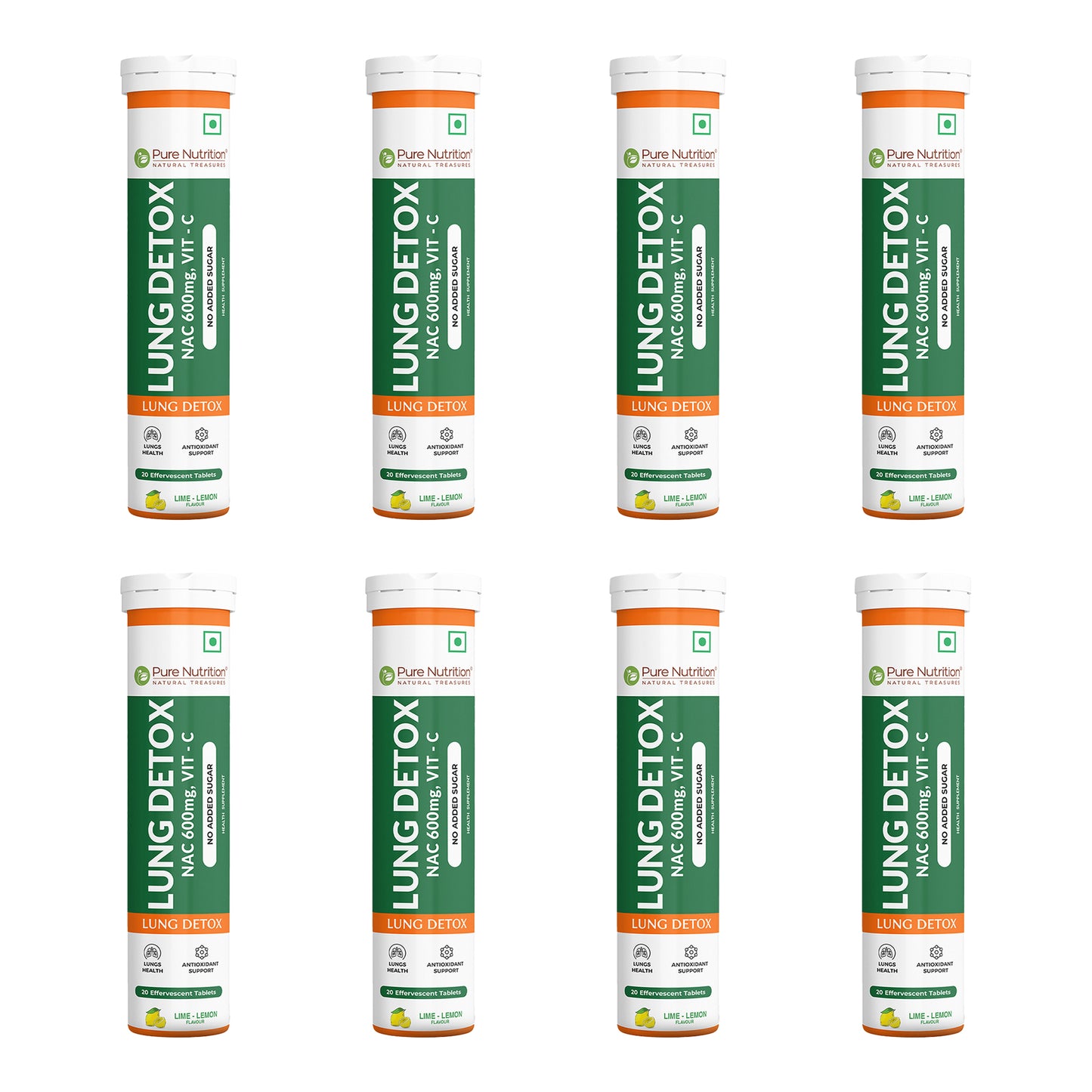 Lung Detox Effervescent Tablets - 20 | Supports Respiratory Health, Cleansing, and Overall Wellness