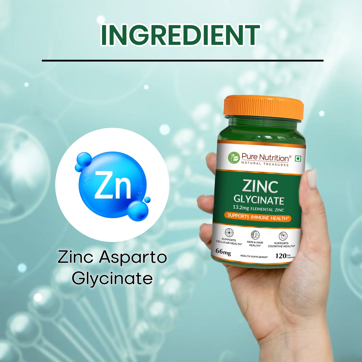 Pure Nutrition Zinc Glycinate 