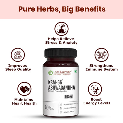 Pure Nutrition KSM-66 Ashwagandha