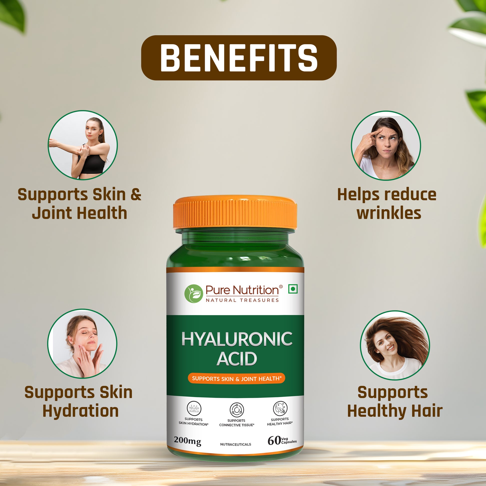 Hyaluronic Acid 200mg Capsules