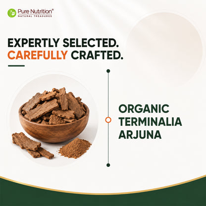 Organic Arjun Chaal Powder 500g | Traditional Ayurvedic Herbal Powder