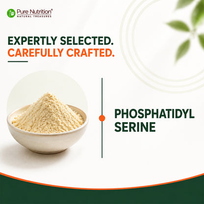 Phosphatidylserine 100 mg | Cognitive Wellness Support | 60 Capsules