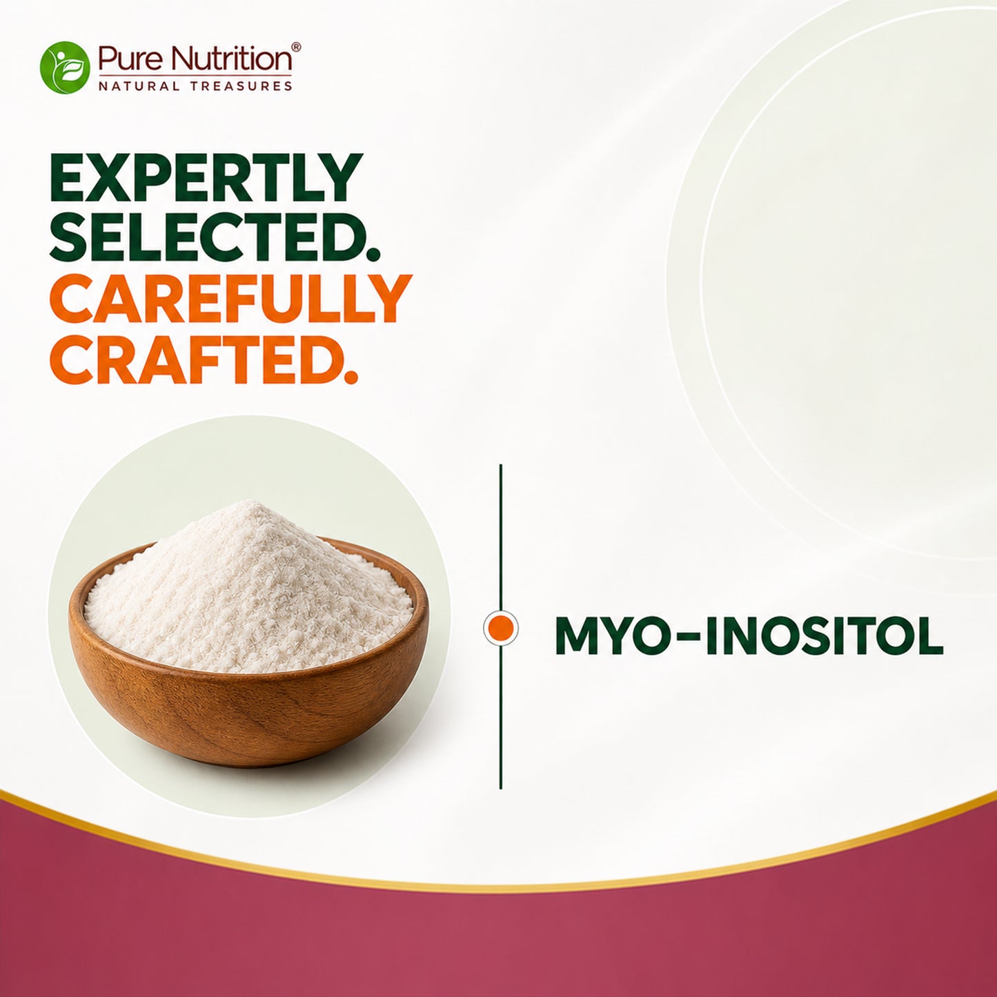 Myo-Inositol Powder 200g | 2000mg Per Serving | Single Ingredient