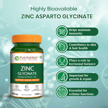 Pure Nutrition Zinc Glycinate 